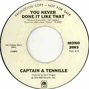 Captain & Tennille - You Never Done It Like That