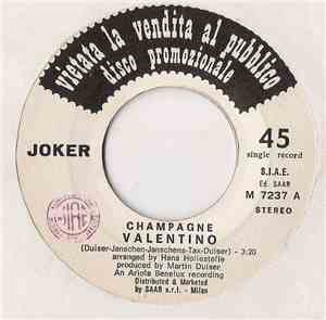 Champagne  / Sugar And Candies - Valentino / Voulez Vous Dancer