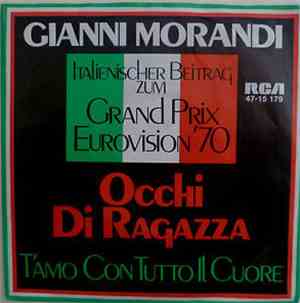 Gianni Morandi - Occhi Di Ragazza / T'Amo Con Tutto Il Cuore