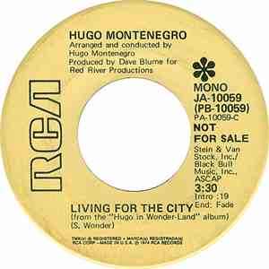 Hugo Montenegro - Living For The City / You Are The Sunshine Of My Life