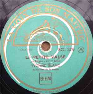 Yvonne Blanc - La Petite Valse / Bonsoir Lily