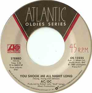 AC/DC - You Shook Me All Night Long / Back In Black