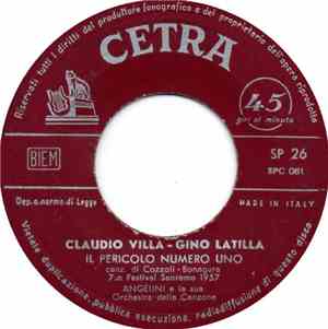 Claudio Villa - Gino Latilla - Il Pericolo Numero Uno / Scusami