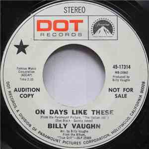Billy Vaughn - On Days Like These / Color It Cool
