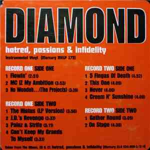 Diamond - Hatred, Passions And Infidelity (Instrumental Vinyl)