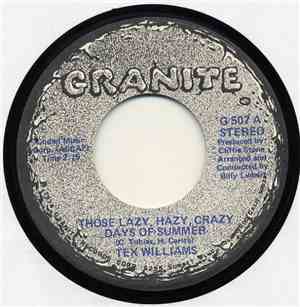 Tex Williams - Those Lazy, Hazy, Crazy Days Of Summer / Nowhere West Virgin ...