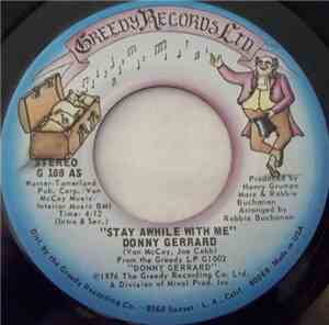 Donny Gerrard - Stay Awhile With Me / Peace For Us All