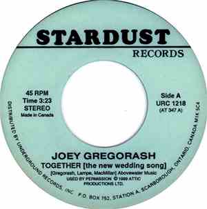Joey Gregorash / Hagood Hardy - Together [The New Wedding Song] / The Homec ...