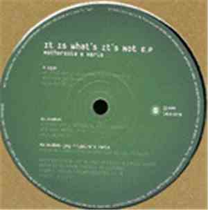 Mothersole & Haris - It Is What's It's Not E.P.