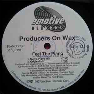 Producers On Wax - Feel The Piano / Let It Move You