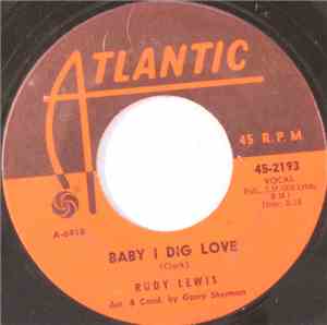 Rudy Lewis - Baby I Dig Love / I've Loved You So Long