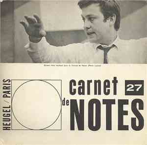 Gilbert Amy - Carnet De Notes 27