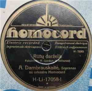 A. Dambrauskaitė - Rūtų Darželis / Jau Niekad