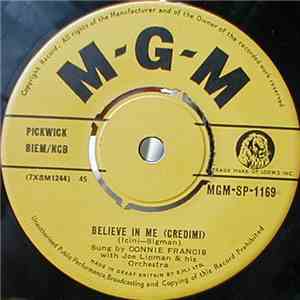 Connie Francis - My First Real Love / Believe In Me