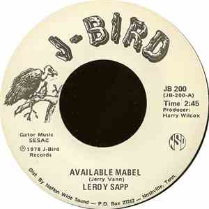 Leroy Sapp - Available Mabel