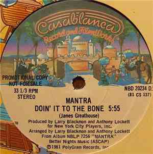 Mantra  - Doin' It To The Bone