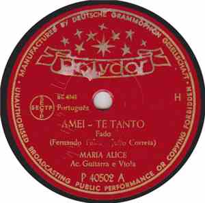 Maria Alice  - Amei-te Tanto / A Azenha