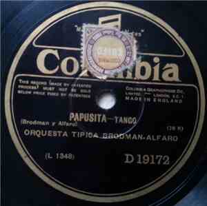 Orquesta Tipica Brodman-Alfaro - Papusita / Mala Junta