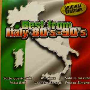 Various - Best From Italy 80's - 90's
