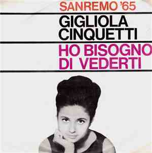 Gigliola Cinquetti - Ho Bisogno Di Vederti