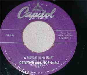 Jo Stafford & Gordon MacRae - A Thought In My Heart / Whispering Hope