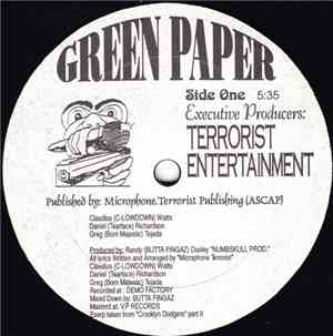 Microphone Terrorist - Green Paper / Scar Of Life