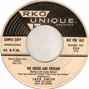 Jack Smith  - The Proud And Profane (Ballad Of Colin Black)