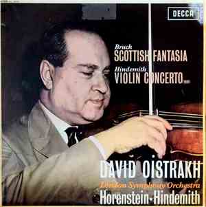 Bruch, Hindemith, David Oistrakh, London Symphony Orchestra, Horenstein - S ...