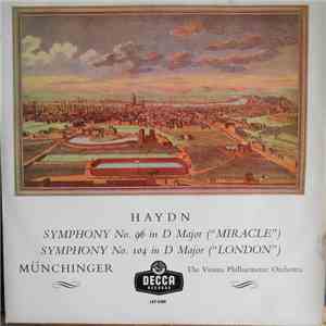 Haydn, Karl Munchinger, The Vienna Philharmonic Orchestra - Symphony N°96 i ...