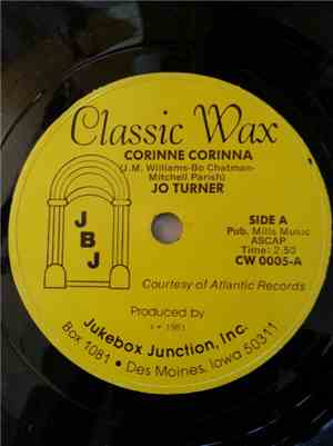 Joe Turner - Corinne Corinna / Morning Noon And Night