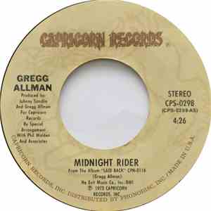 Gregg Allman - Midnight Rider