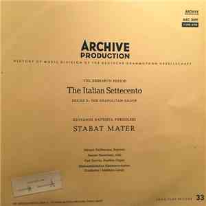 Giovanni Battista Pergolesi, Matthieu Lange, Südwestdeutsches Kammerorchest ...