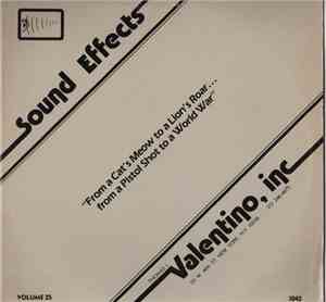 Thomas J. Valentino - Sound Effects Volume 25