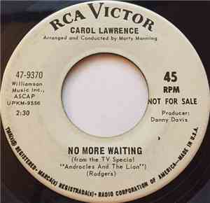Carol Lawrence - No More Waiting