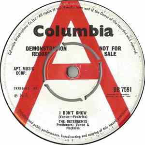 The Detergents - I Don't Know/ The Blue Kangaroo