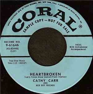 Cathy Carr - Heartbroken / I'll Cry At Your Wedding