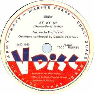 Ferruccio Tagliavini, Donald Voorhees And Orchestra - Ay Ay Ay / Slavonic D ...