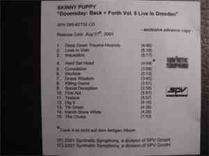 Skinny Puppy - Doomsday: Back + Forth Vol.5, Live In Dresden