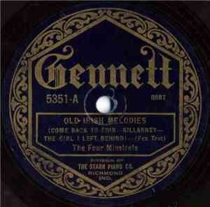 The Four Minstrels - Old Irish Melodies / Favorites Of The South
