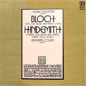 Yizhak Schotten, Katherine Collier - Bloch / Hindemith - Suite For Viola An ...