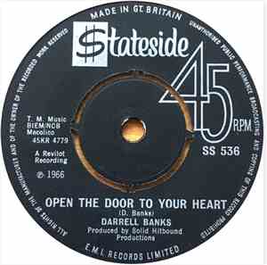 Darrell Banks - Open The Door To Your Heart / Our Love (Is In The Pocket)
