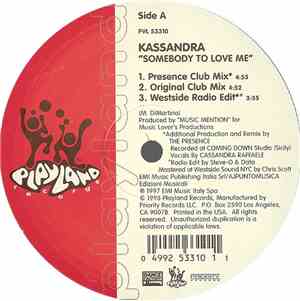 Kassandra - Somebody To Love Me