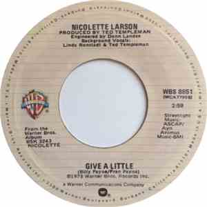Nicolette Larson - Give A Little