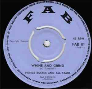 Prince Buster And All Stars - Whine And Grind