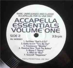 Various - Accapella Essentials Volume One