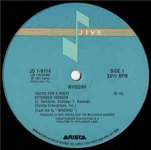 Whodini - Yours For A Night