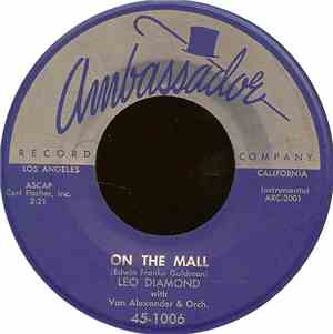 Leo Diamond with Van Alexander & Orch. - On The Mall / Sadie Thompson's Son ...
