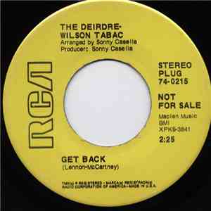 The Deirdre-Wilson Tabac - Get Back / Angel Baby