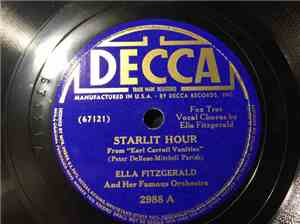 Ella Fitzgerald And Her Famous Orchestra - Starlit Hour / Is There Somebody ...