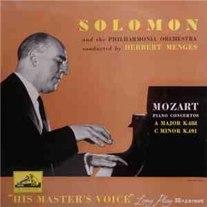 Mozart - Solomon , Philharmonia Orchestra, Herbert Menges - Piano Concertos ...